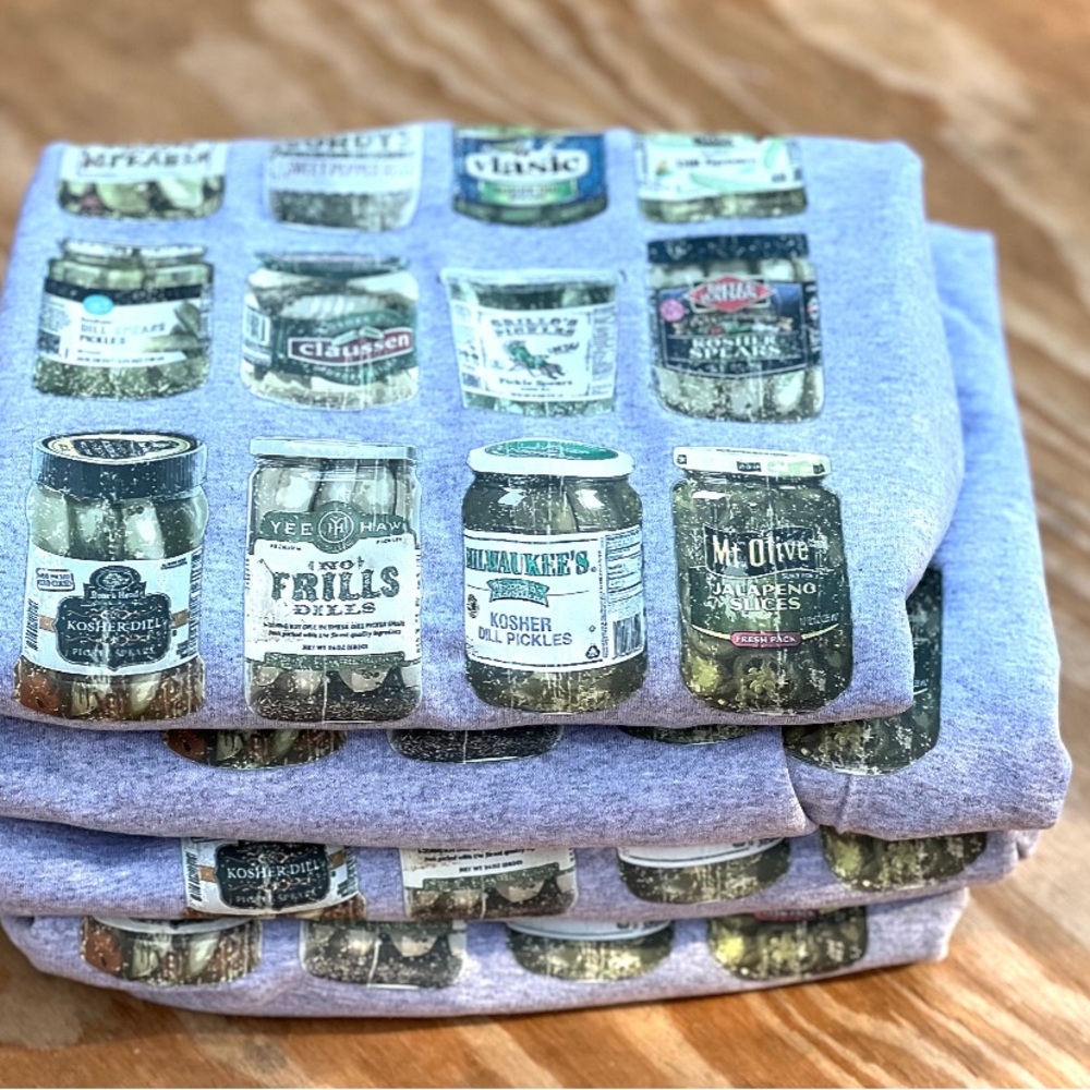 Vintage Canned Pickles Sweat Shirt, Pickles Sweater, Canned Pickles Sweat Shirt - Picture 3 of 4